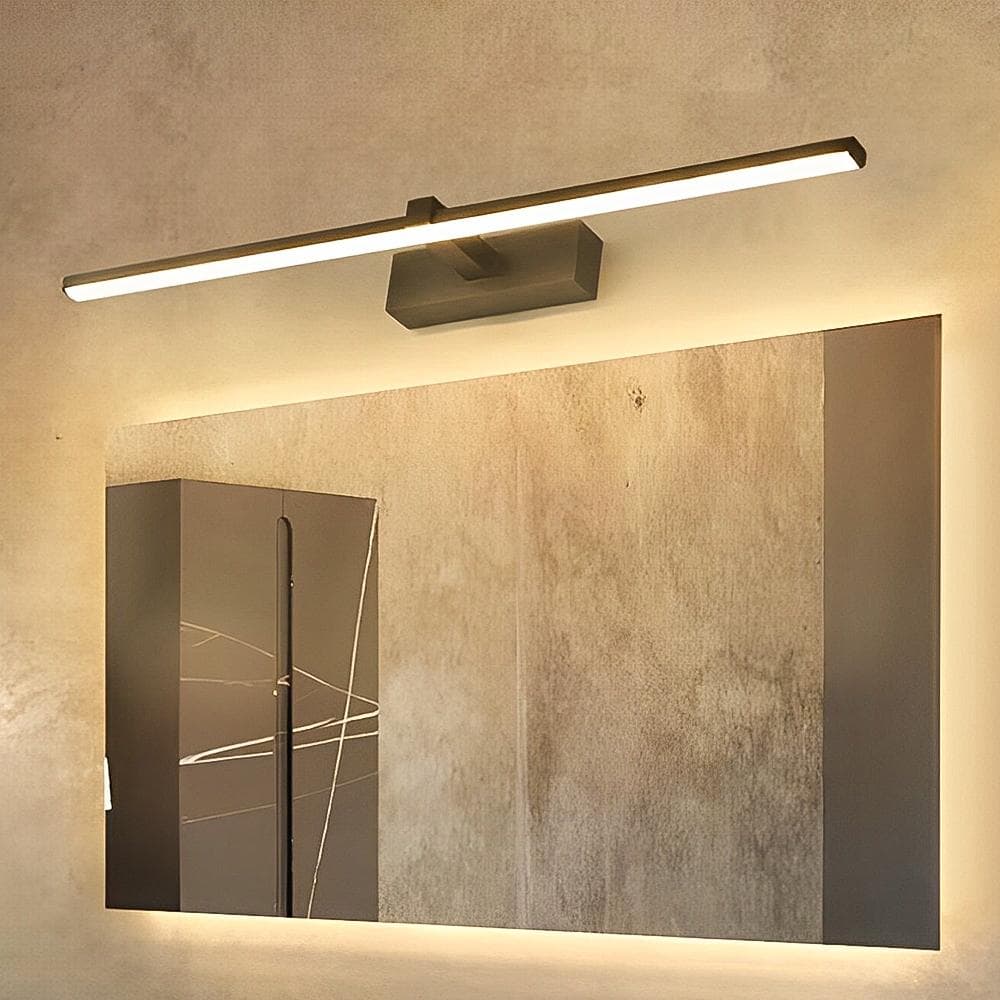 Moderna lampada da parete a LED, accessori per il bagno, lampada da parete, tre colori, luci in alluminio a LED, specchio per il bagno, lampada da tru