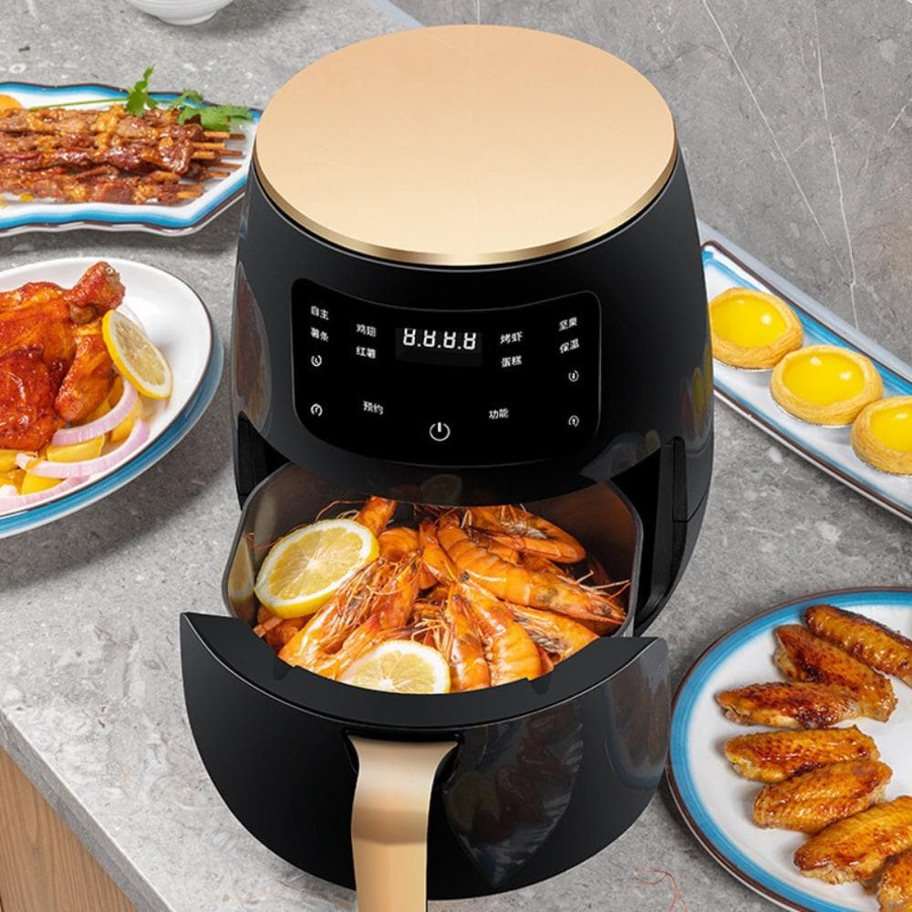 Nuova friggitrice ad aria per la casa, macchina per patatine fritte di grande capacità, friggitrice elettrica multifunzionale