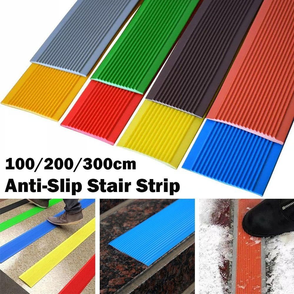 Striscia Antiscivolo per Scale in PVC Autoadesiva Protezione per Gradini Adesivo per Scale Scale
