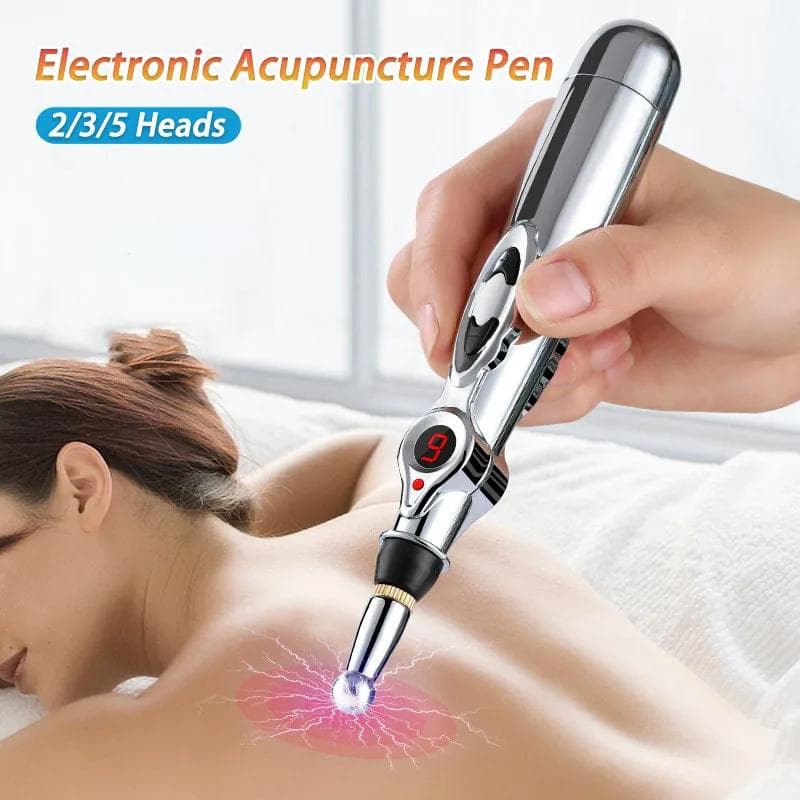Penna Elettronica per Agopuntura Punto di Agopuntura Massaggiatore EMS Stimolatore Muscolare Dispositivo di Fisioterapia TENS Impulso Elettrostimolato