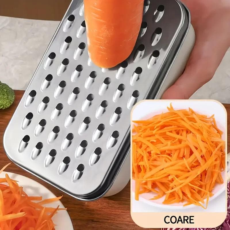Grattugia a Doppia Faccia in Acciaio Inossidabile Grattugia per Formaggio Grattugia Rettangolare Grattugia per Formaggio Tritaverdure Grattugia per Ze