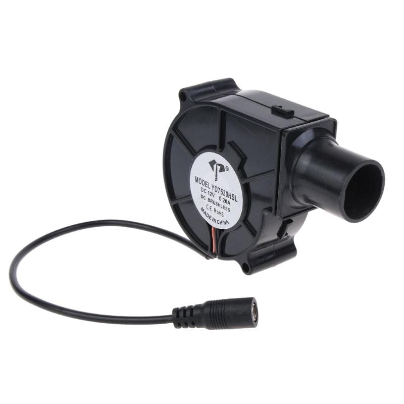 Ventola 7530 Piccolo Strumento per Stufa a Legna Stufa a Legna Cottura Domestica Riscaldamento Campeggio Ventilatori BBQ Accendifuoco Carbone 12V 0.2A