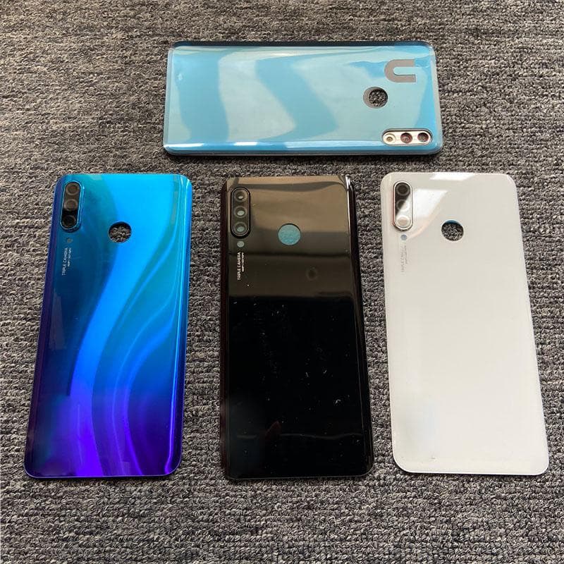 Indietro per Huawei P30 Lite Nova 4e Batteria Porta Posteriore in Vetro Alloggiamento con Obiettivo Fotocamera 24MP