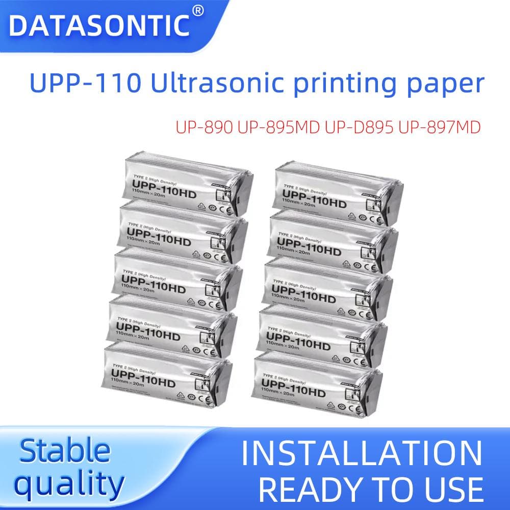 UPP-110HD 110s 110HG Carta per stampa ad ultrasuoni Carta termica ad alta densità Per stampante Sony UP-890 UP-895MD UP-D895 UP-897MD D897
