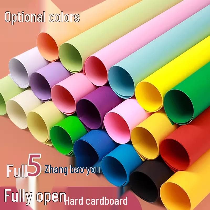Cartoncino rosso grande A0: Foglio di carta colorata fatto a mano per la scuola materna