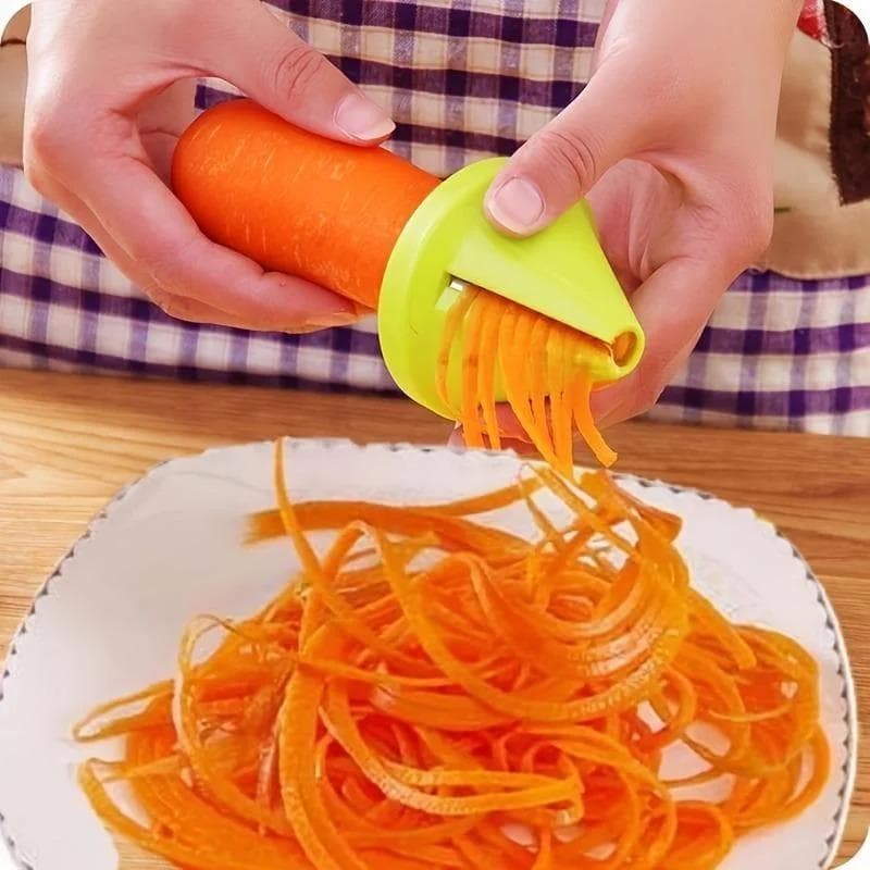 Utensile da cucina Verdura Frutta Multifunzione Trituratore a spirale Pelapatate Manuale Patate Carote Ravanello Grattugia rotante Accessori da cucina