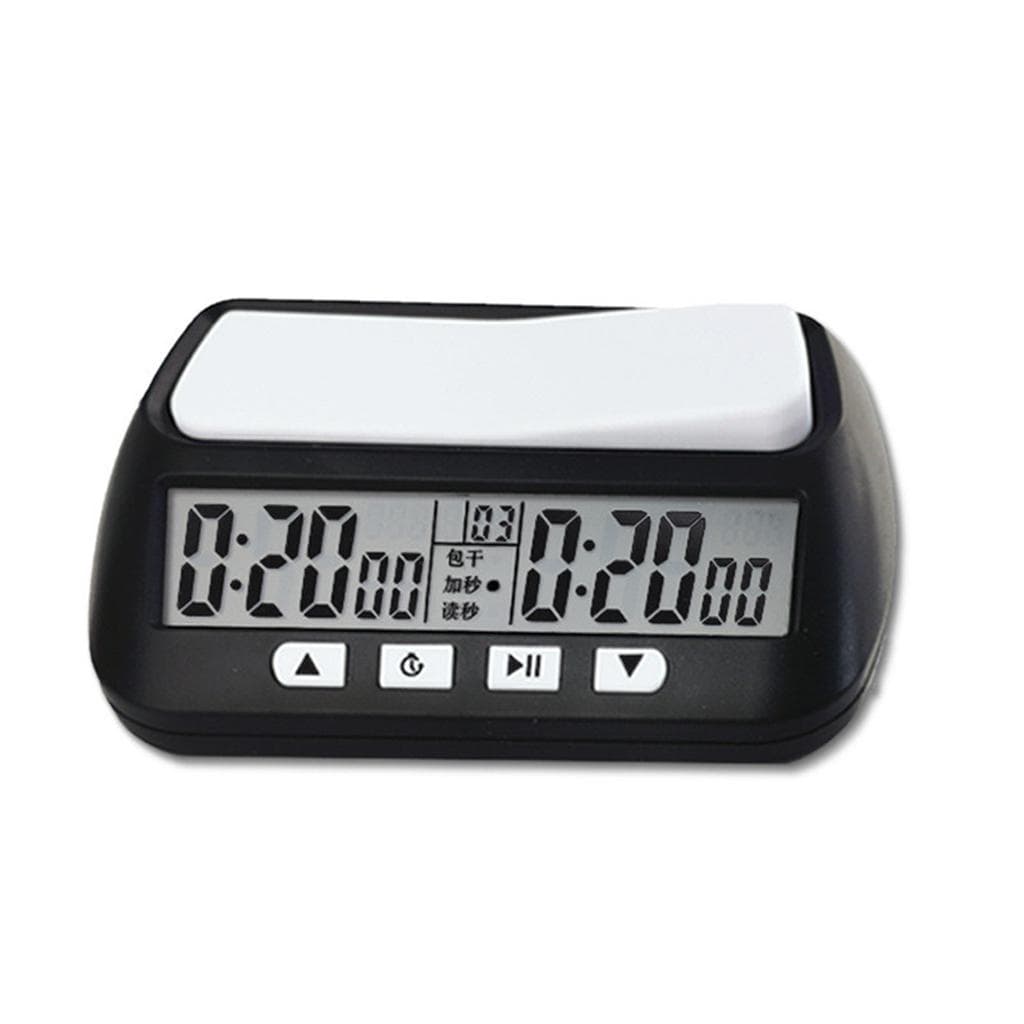 Orologio per scacchi Timer per scacchi digitale per giochi da tavolo Timer per scacchi professionale con sveglia Orologio per scacchi multifunzione 3