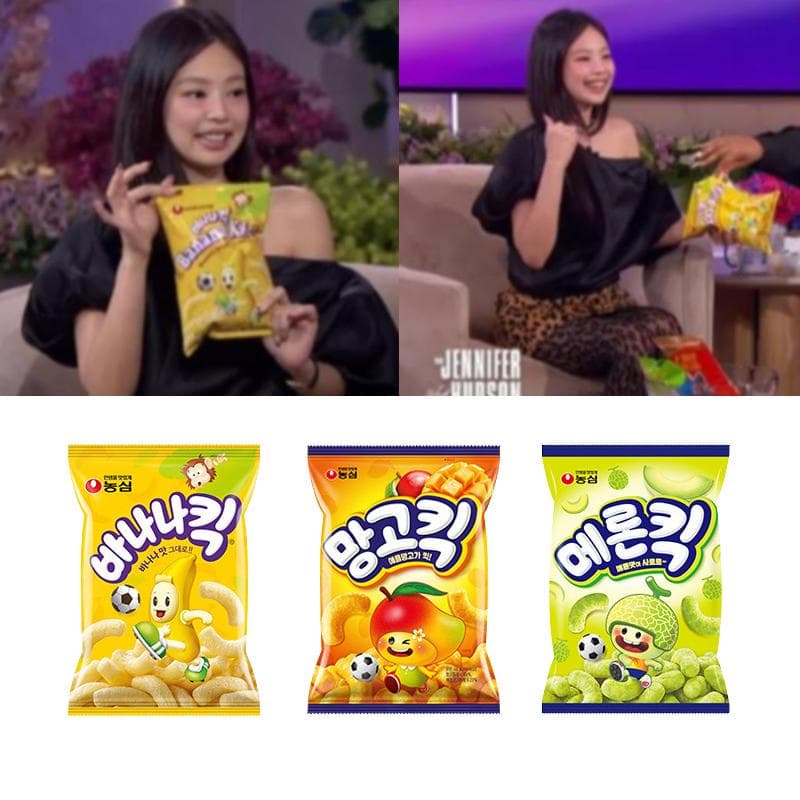 Snack Soffiato Coreano – Banana Kick, Melon Kick (26 Opzioni)