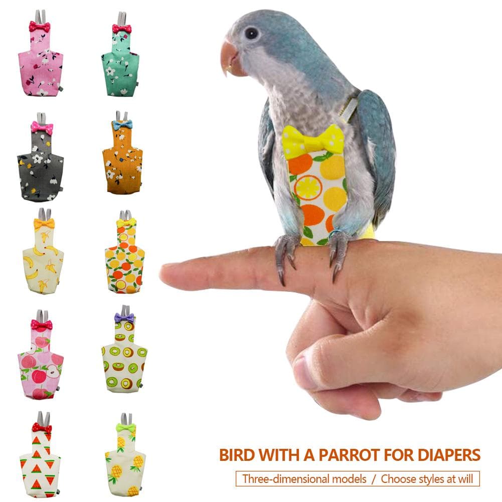 Pappagallo pannolino volo vestito pannolino vestiti pappagallo parrocchetto piccione medio grande uccello da compagnia