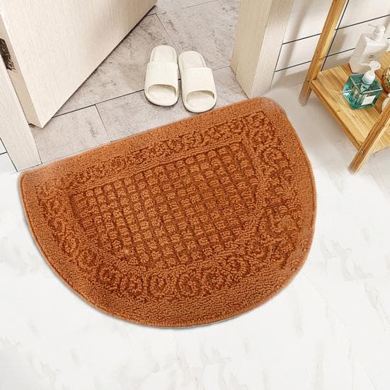 Zerbino semicircolare antiscivolo assorbe umidità e sporco resistente all'usura zerbino per ingresso interno soggiorno cucina bagno ingresso tappeto