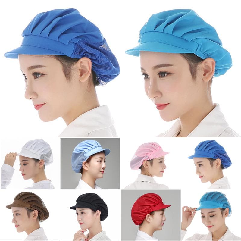 Cappellini in rete elastica Caffetteria Bar Cucina Ristorante Hotel Panificio Chef Uniforme Cameriere Abbigliamento da lavoro Cappelli Uomo Donna Capp