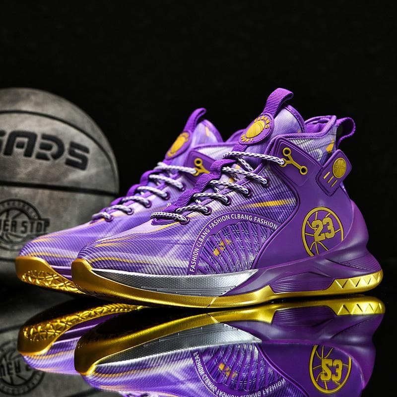 Scarpe da basket ammortizzanti Scarpe da basket serie sportiva da uomo Youth Youth Vigor Scarpe da ginnastica sportive per allenamento di basket cm