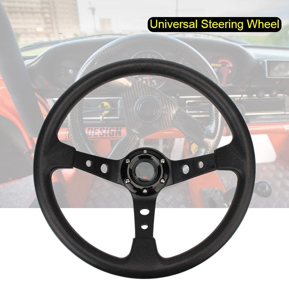 Per Auto Corse Volanti da Corsa in PU Volante Sportivo Universale per Drifting 14 pollici
