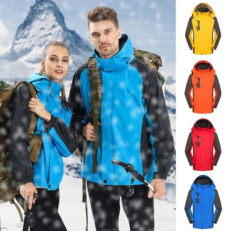 Giacca antipioggia antipioggia da uomo e da donna, per camminare, escursioni, indossare tutti i giorni, giacca primaverile cm giallo
