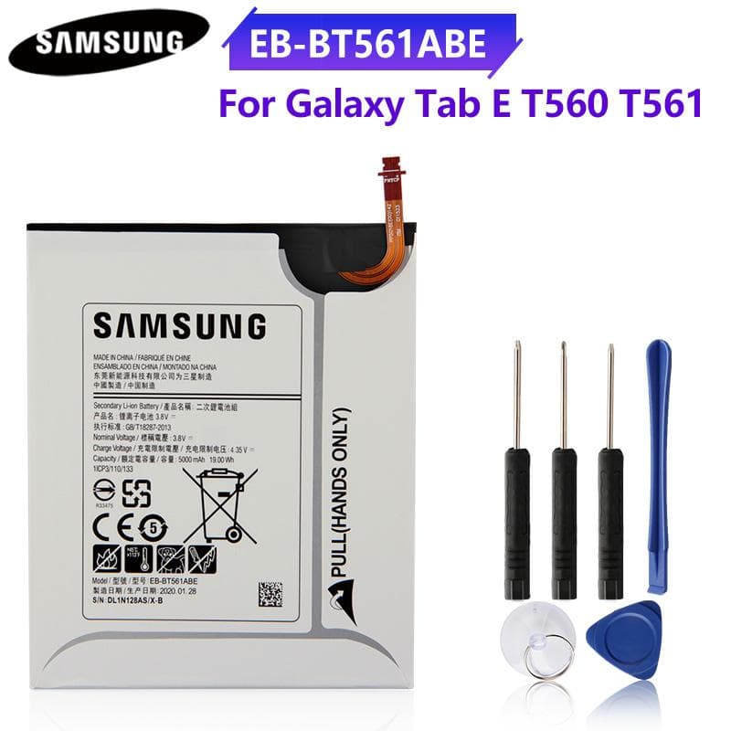 Batteria di Ricambio Originale EB-BT561ABE EB-BT561ABA per Samsung GALAXY Tab E T560 T561 SM-T560 5000mAh