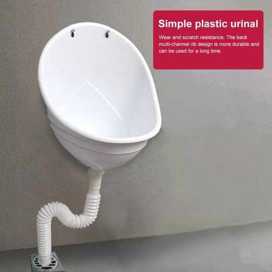 Orinatoio a parete senza acqua Design di scarico antiodore Deviatore di urina ad alta efficienza Facile installazione Orinatoio per WC per bambini gia