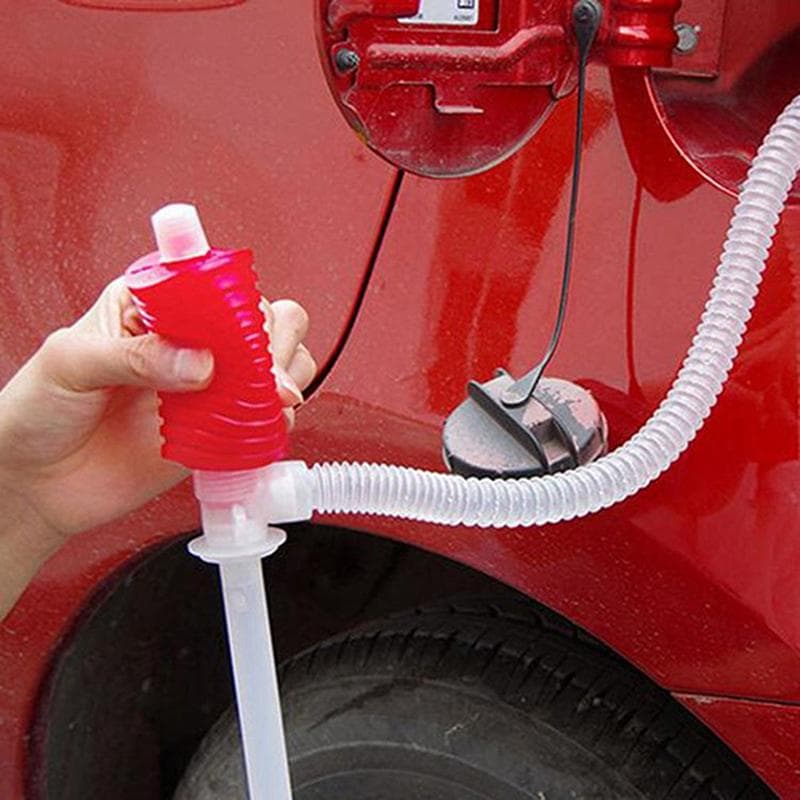 Auto Camion Carburante Olio Benzina Diesel Trasferimento Pompa Manuale Aspirante Strumento Auto Universale