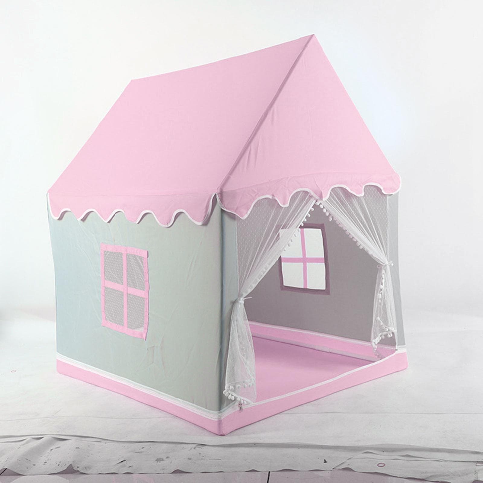Tenda da gioco per bambini Installazione semplice Decorazione della stanza dei bambini per ragazzo Ragazza Fata per bambini di grande spazio giallo