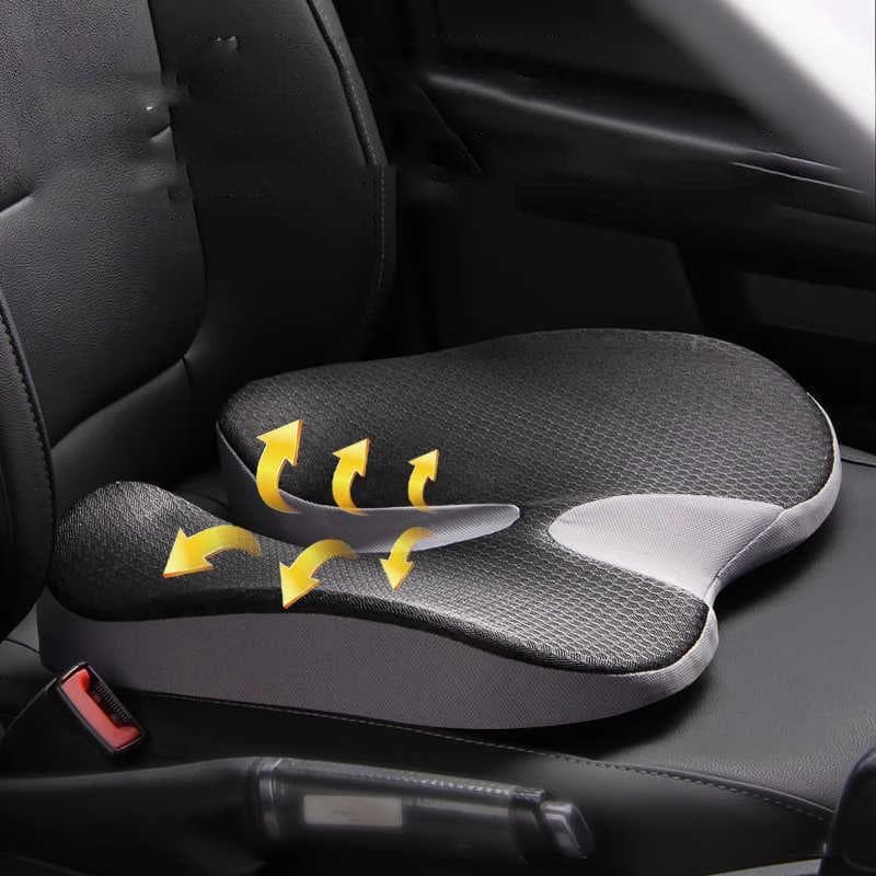 Cuscino Antiscivolo Ortopedico in Memory Foam Cuscino per Prostata per Coccige Sciatalgia Sollievo Dolore alla Schiena Comfort Sedia Sedile Auto color
