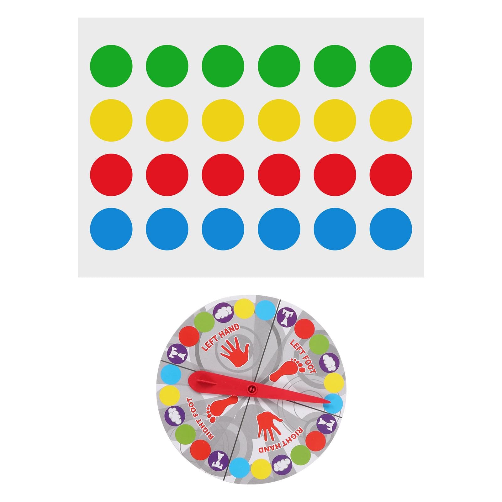 Gioco Twist, Twist Moves Mat, Gioco da Tavolo Multigiocatore, Gioco di Società, Intrattenimento, Giocattolo Sportivo per Bambini