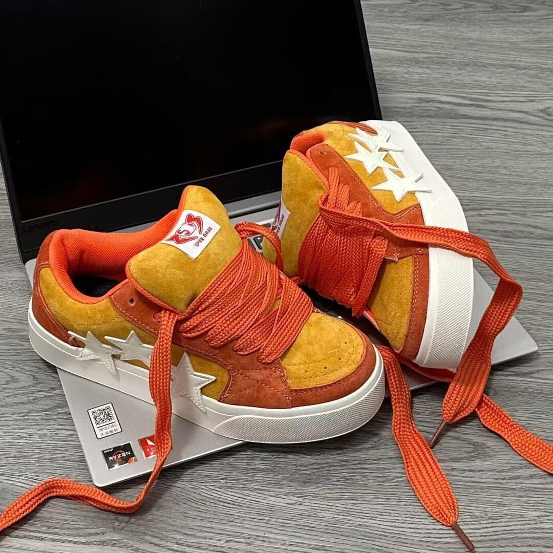 Classiche nuove scarpe da skateboard da donna con suole spesse resistenti e confortevoli, scarpe sportive casual per adolescenti scarpe da corsa cm co