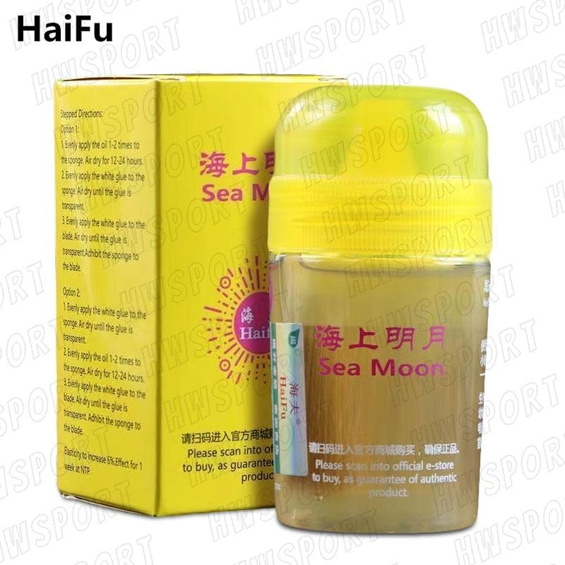 HAIFU SEA MOON Table Tennis Booster Olio professionale per potenziare il ping pong con spazzola Accessori per ping pong