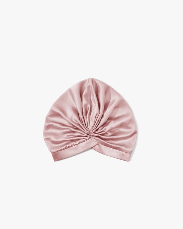 LILYSILK Turbante Seta Notte Turbante Da Donna In Seta Premium Nero