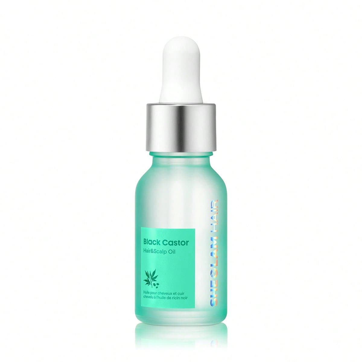 Olio di ricino nero per capelli e cuoio capelluto-15 ml/0,5 Fl Oz,Olio rinforzante per capelli,Olio essenziale per la cura dei capelli,Siero olio