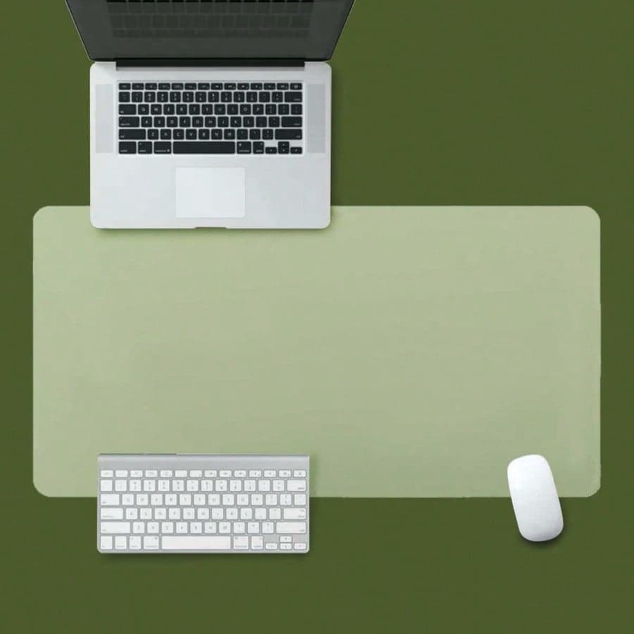 1 pezzo Tappetino per mouse in pelle da 60cm/90cm, tappetino da scrivania impermeabile e facile da pulire per notebook, ufficio, tastiera