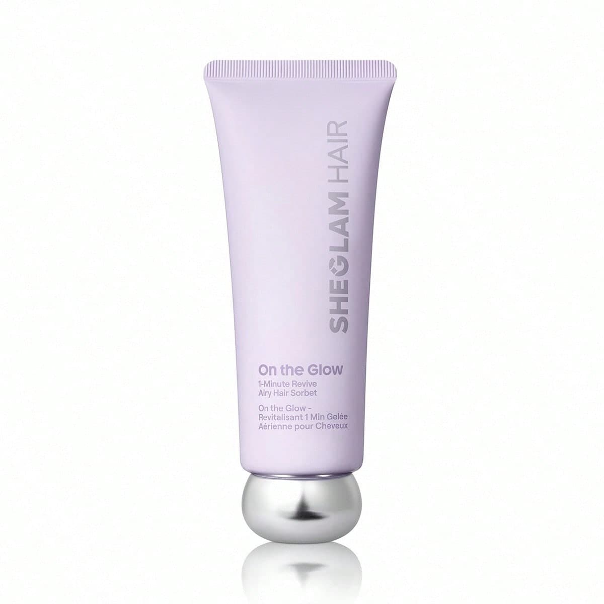 On The Glow 1-Minute Airy Hair Sorbet - 70 g, balsamo idratante senza risciacquo, crema senza risciacquo, protezione dal calore per lo styling, senza