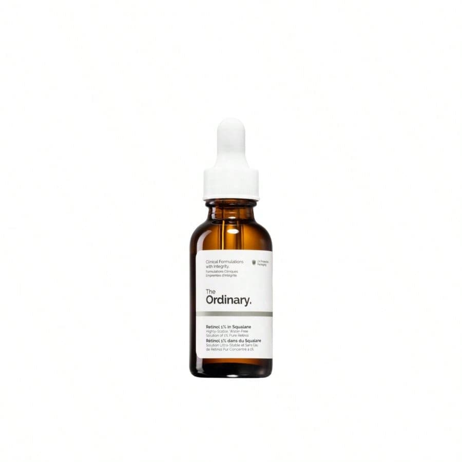 Retinol 1% In Squalane Serum 30 ml – Potent Anti-Aging Formula For Fine Lines And Wrinkles, Advanced Skin Smoothing Treatment, Targeted Nighttime