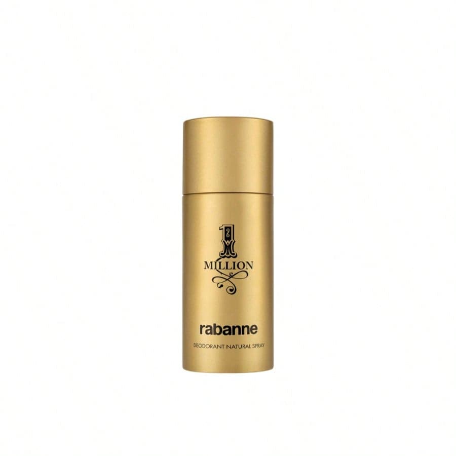 1 Million Deodorant Spray 150 ml – Deodorant Spray, Long-Lasting, For Men, Woody, Gold, Suitable For Daily Wear