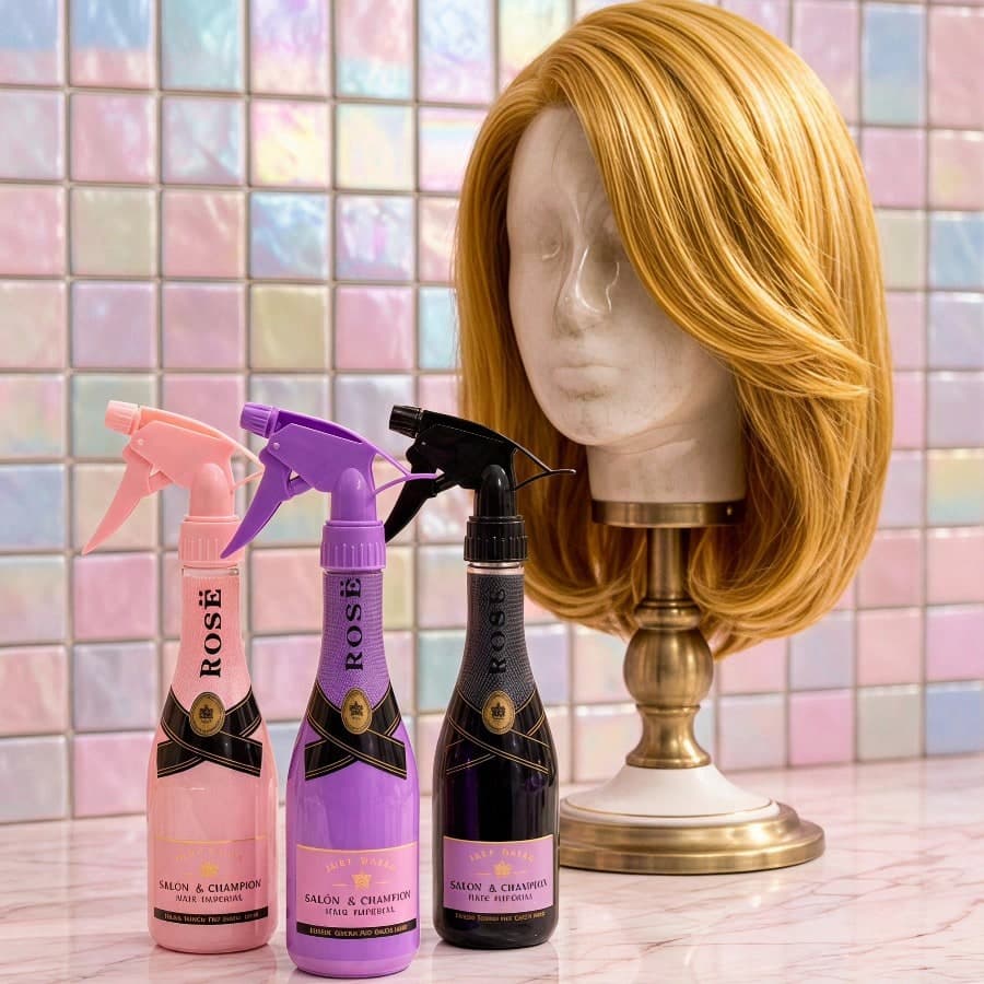 1 pezzo Bottiglia spray champagne elegante, confezione singola, spruzzatore portatile per uso domestico quotidiano & decorazione per feste