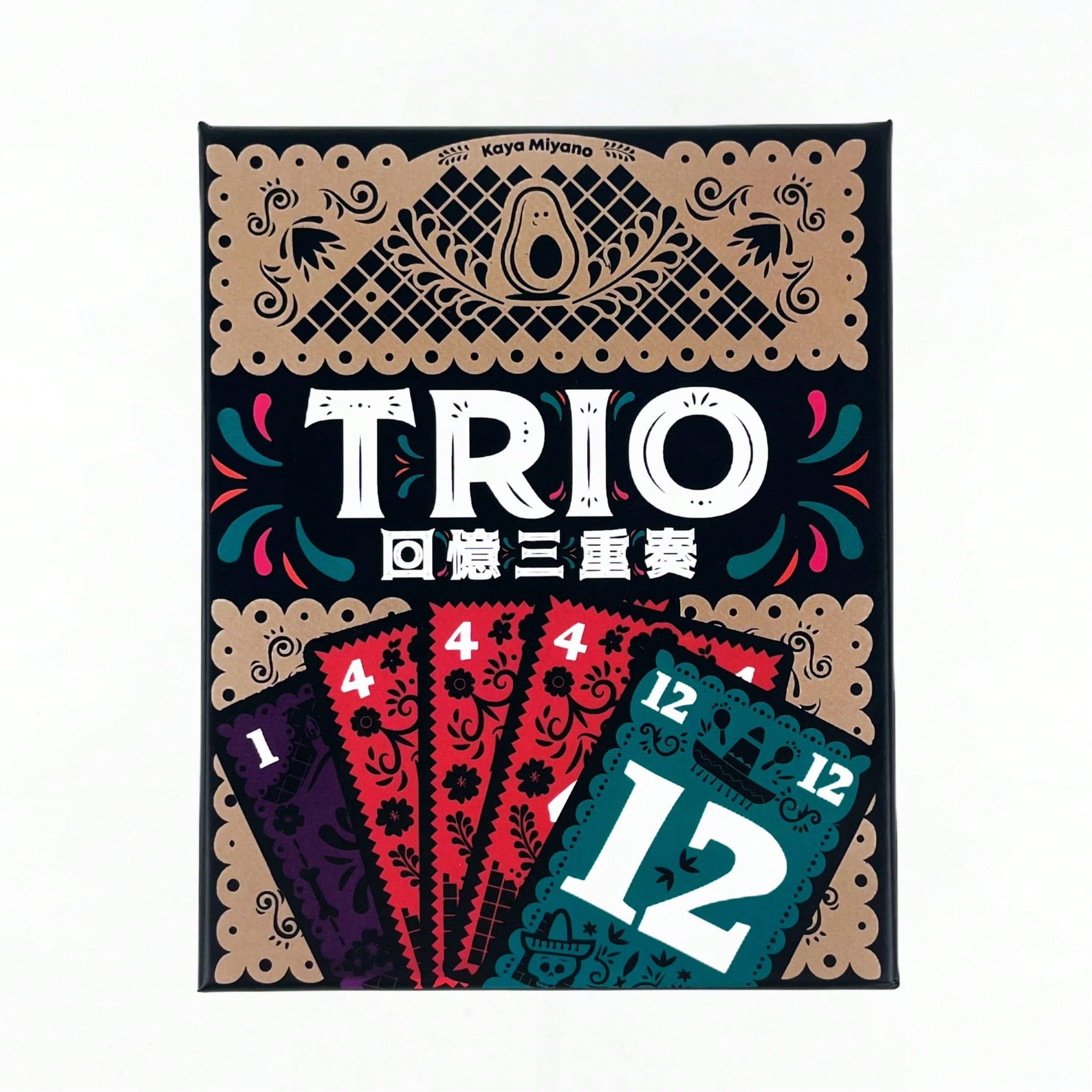 TRIO,JUNGO: Gioco da tavolo strategico con carte - Perfetto per serate di giochi in famiglia, regali di Natale e compleanni