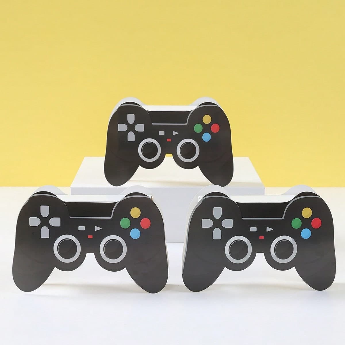 6 pezzi/Set Scatola regalo a tema videogiochi, Scatola per bomboniere festa a tema videogiochi, Scatola per caramelle a motivo controller di gioco,