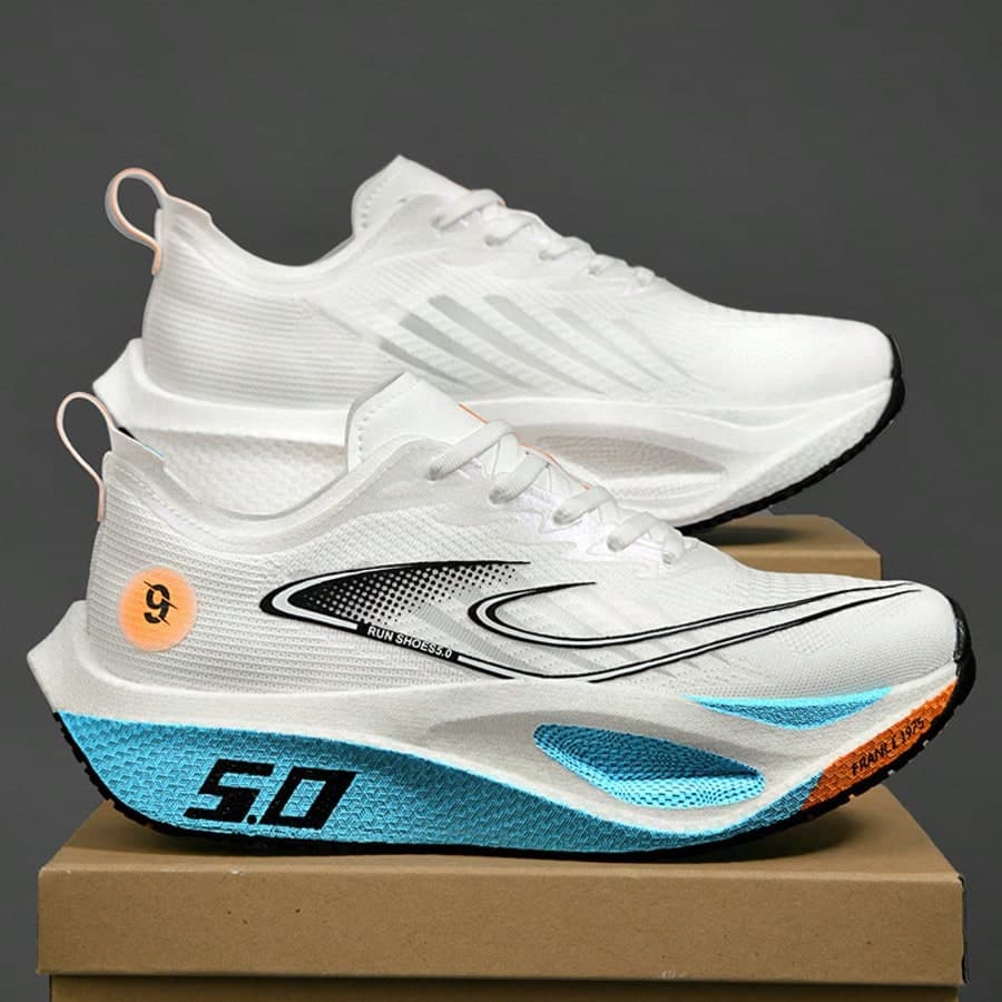 Scarpe sportive da uomo da esterno con piastra in carbonio, scarpe da corsa, scarpe da competizione, scarpe per gare di mezza maratona e sprint,