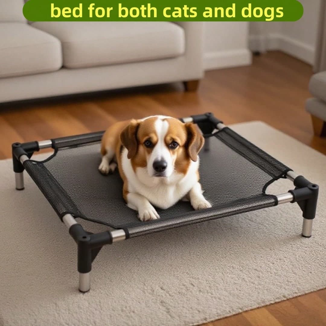 Lettino per animali domestici durevole e confortevole, adatto per uso interno/esterno, design a amaca rinfrescante adatto per gatti e cani