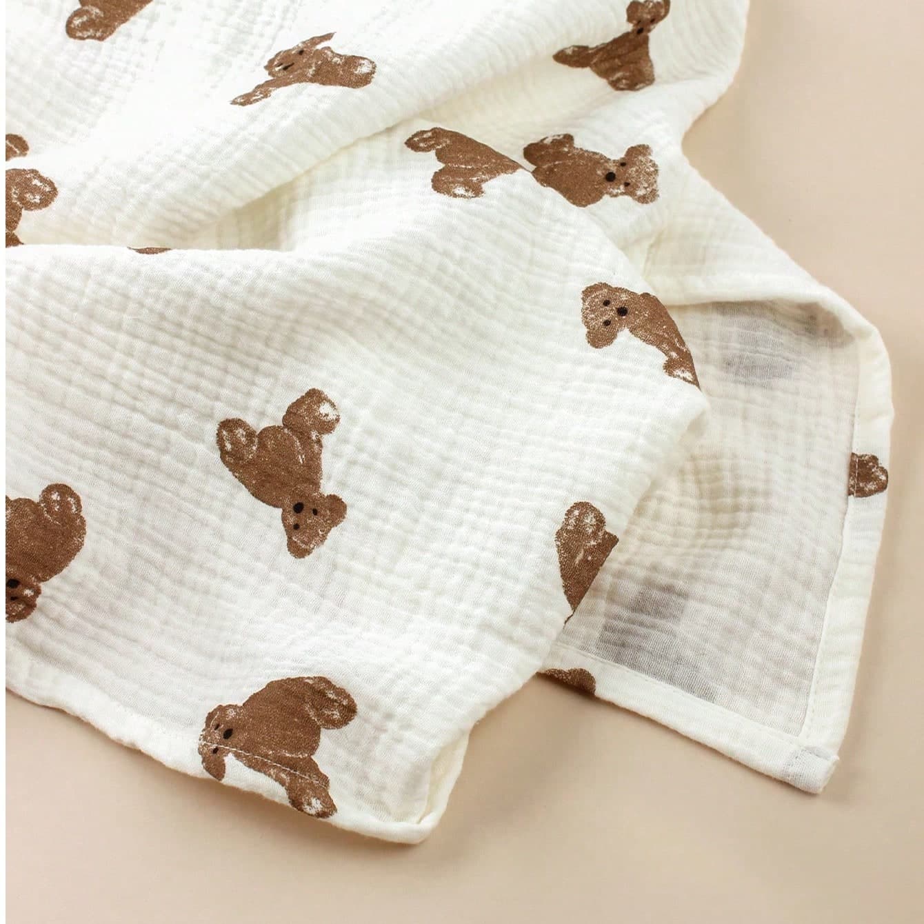 1 pezzo Coperta avvolgente in mussola con fantasia a limone, copertina per passeggino, copertina per neonati (per bambini e bambine), avvolgente