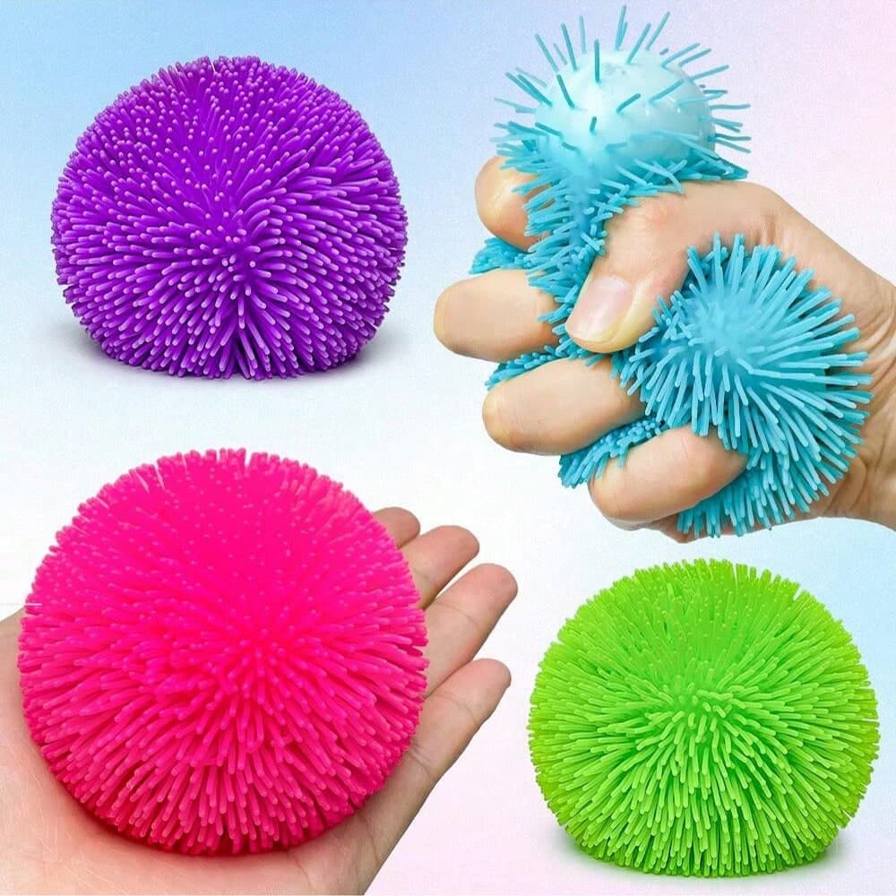 1/4 pezzi Palline sensoriali gonfiabili colorate da spremere, giocattoli antistress, giocattoli fidget, giocattoli da spremere, giocattoli per le