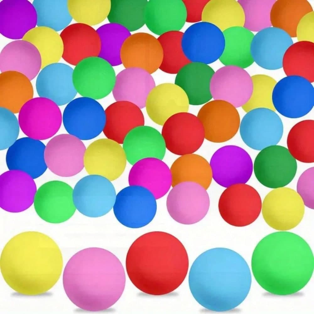 10/30/50 pezzi Palline da ping pong da 40mm - Multicolore misto, Adatte per ping pong, feste per animali domestici - Palline da gioco piccole in