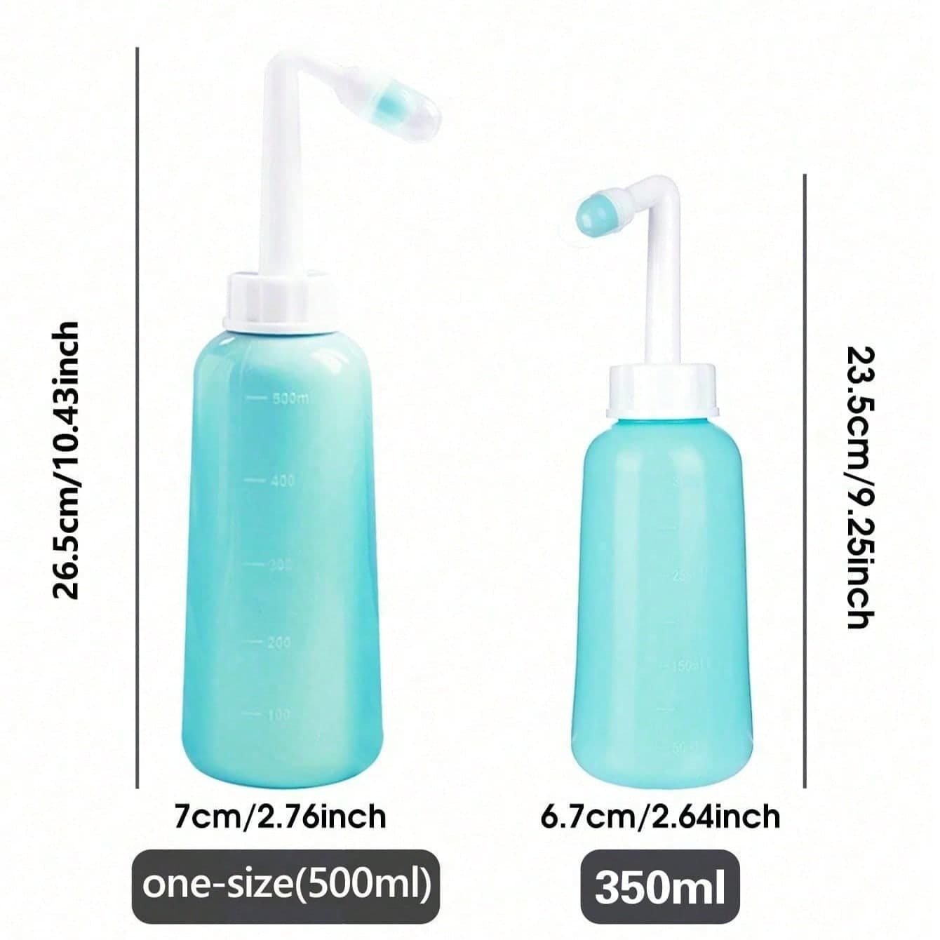1 pezzo Bidet portatile da viaggio, Spruzzatore bidet portatile da 350ml/500ml per igiene intima femminile, accessorio da bagno, strumento da bagno