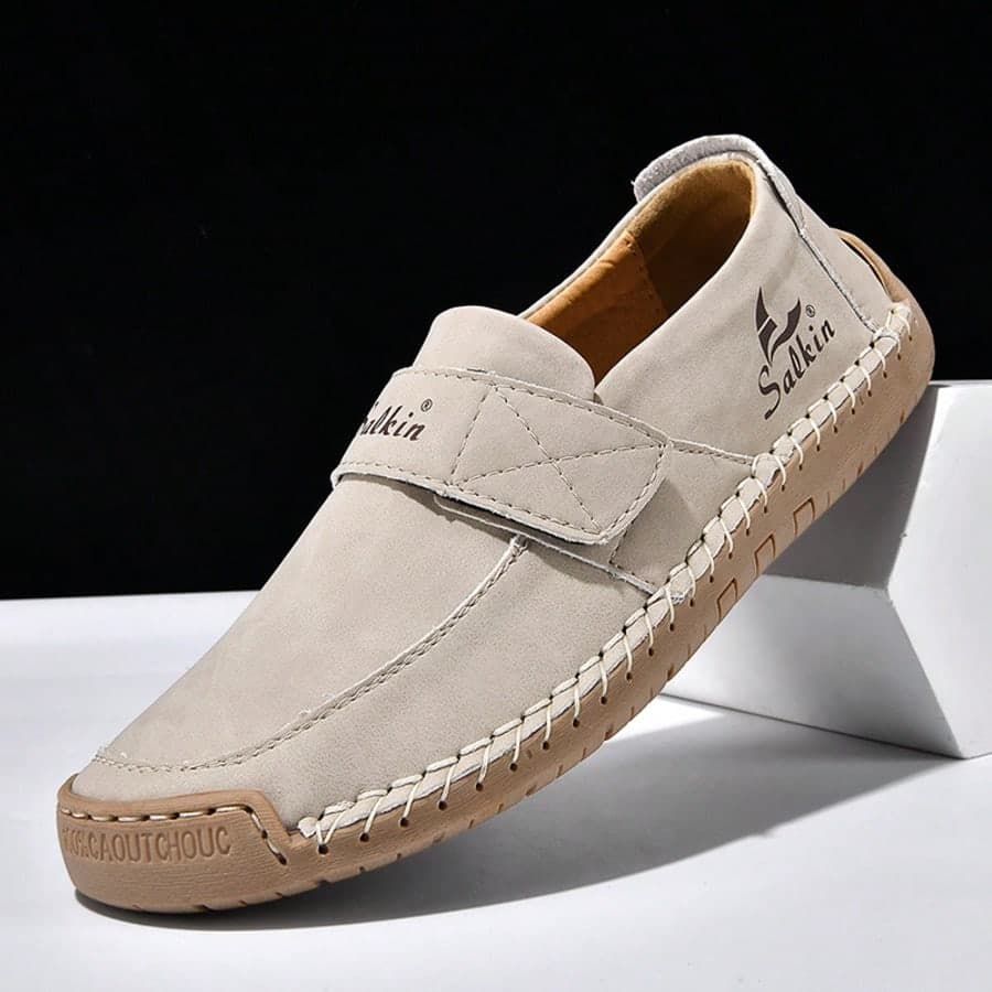 Nuovi mocassini da donna di design fatti a mano, facili da indossare e togliere, con suola piatta, scarpe da guida leggere, morbide e confortevoli,