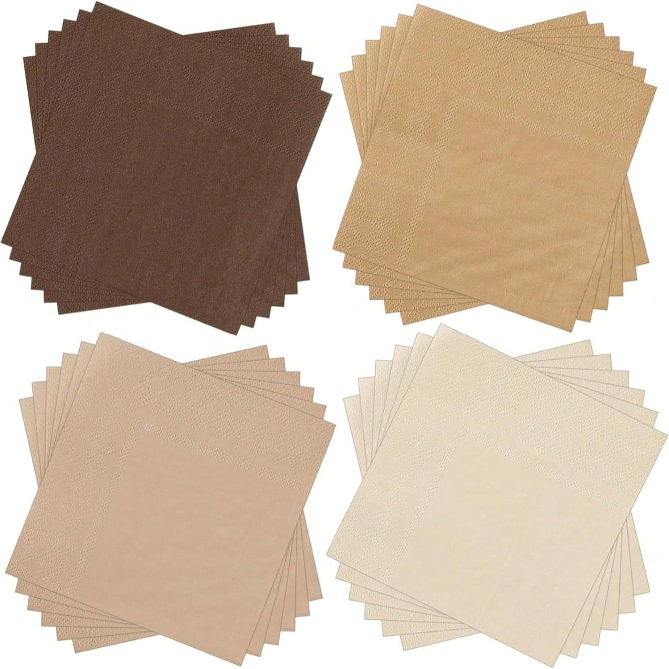 100 pezzi di tovaglioli di carta usa e getta per cocktail, tovaglioli quadrati per bevande, tovaglioli di carta per dessert per matrimoni, compleanni,