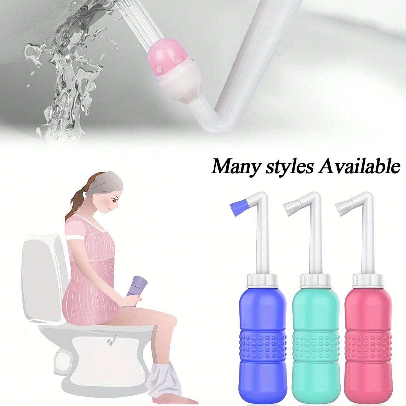 Mini bidet portatile a mano, bidet portatile, bidet da viaggio, bidet a mano, bidet portatile, detergente per l'igiene personale della parte