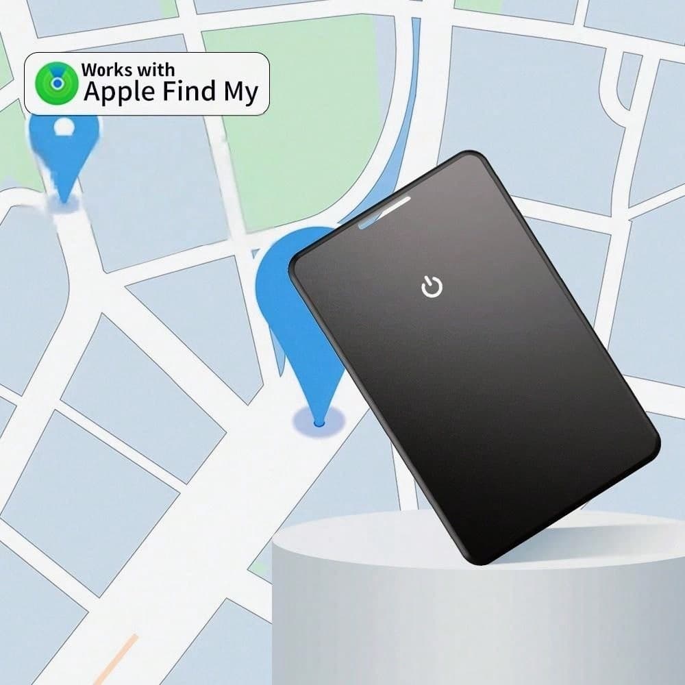 Localizzatore GPS a forma di scheda, Tracker GPS, Allarme anti-smarrimento, Design sottile e compatto, Facile da trasportare, Adatto per zaini,
