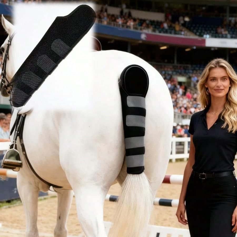 1 pezzo Copri coda per cavallo, anti-zanzare, borsa per conservare la coda del cavallo, accessori equestri