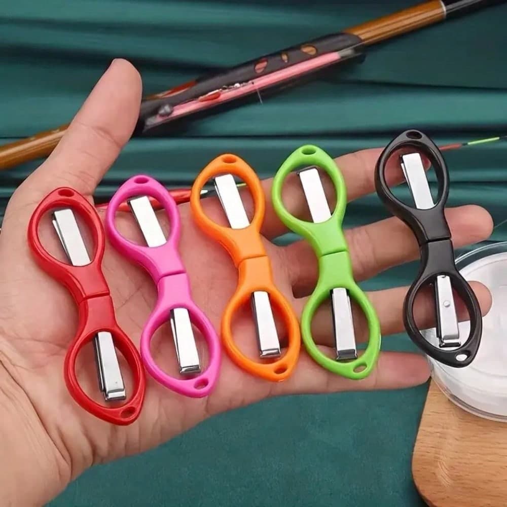1 pezzo Forbici mini pieghevoli creative, forbici portatili per uso domestico, ideali per viaggi, pesca e altri scenari
