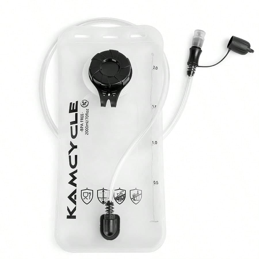 2L Sacca per acqua, borsa per conservazione acqua a prova di perdite con tubo isolato, adatta per ciclismo, escursionismo, corsa, arrampicata,