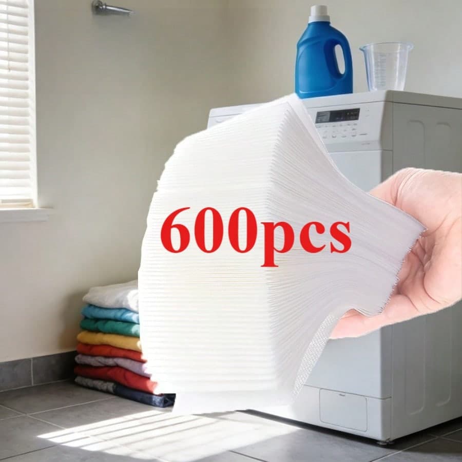 600 Fogli Cattura Colore Per Bucato, Prevengono Il Trasferimento Di Colore, Adatti Per Lavaggi Misti, Ottengono Risultati Brillanti, Applicabili A