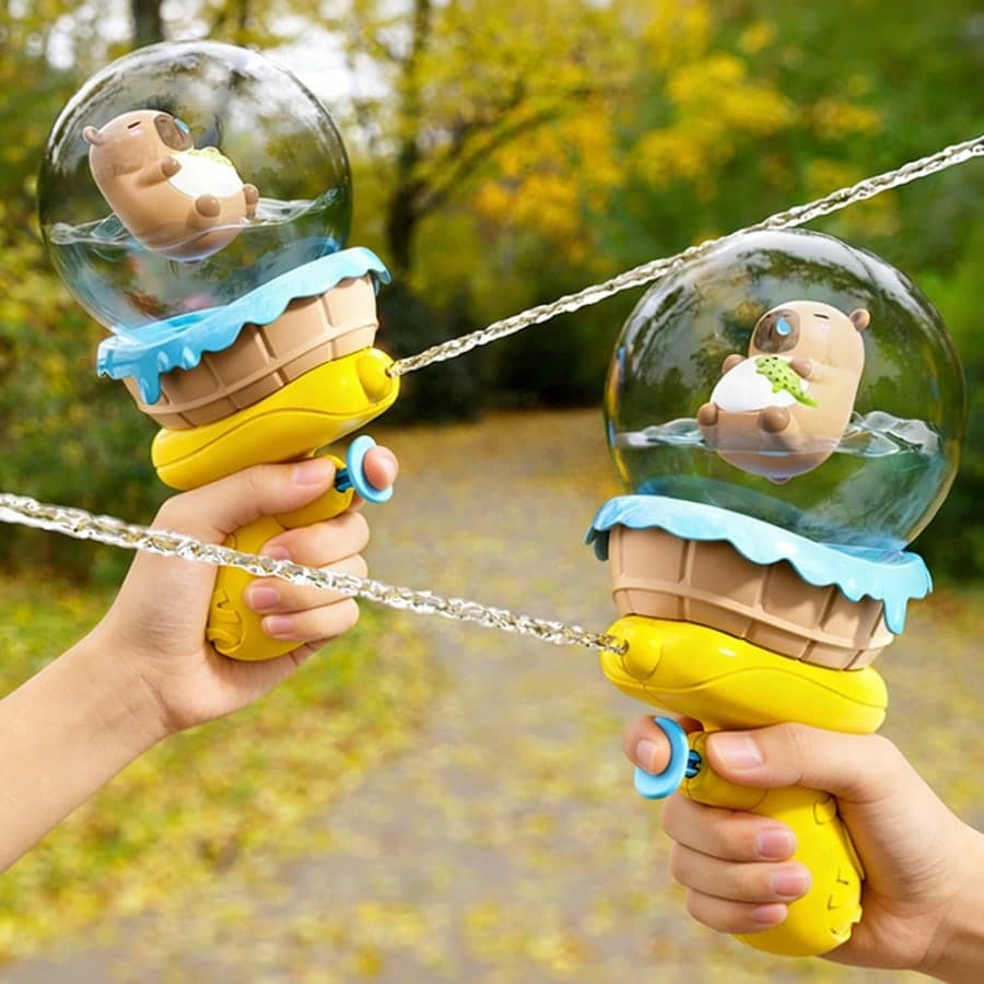 2026 Nuovo Giocattolo Pistola ad Acqua a Forma di Capibara, Molto Divertente da Usare Nuotando in Acqua, Ideale per Battaglie d'Acqua, Giocattolo da